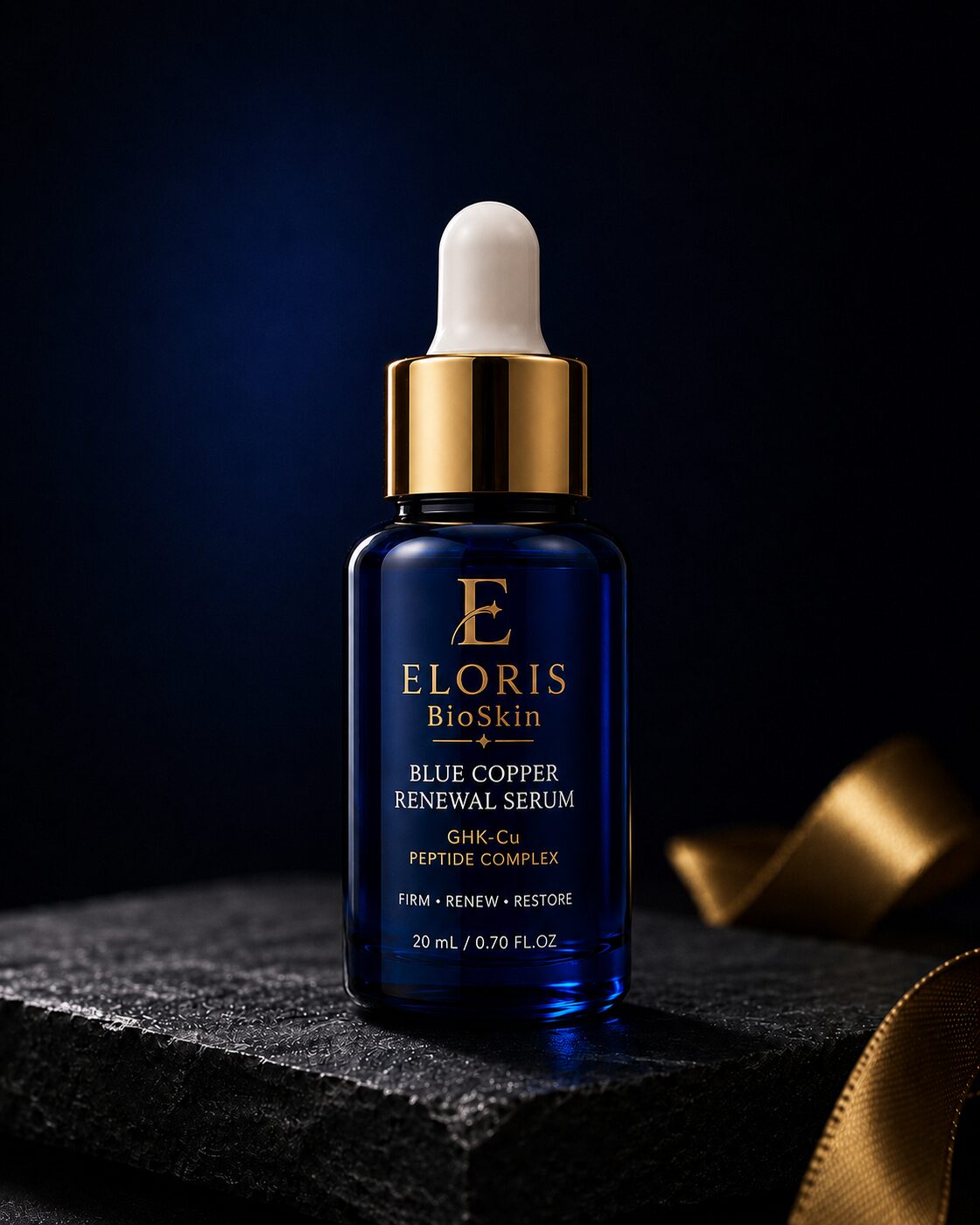ELORIS Blue Copper Renewal Serum bottle